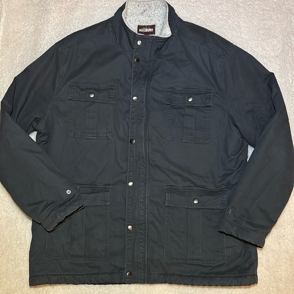 Alesbury Field Jacket “Sherpa” lined 2XL Slate